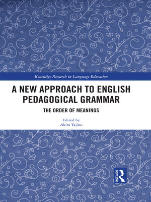 cover image of A New Approach to English Pedagogical Grammar
